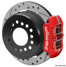 Load image into Gallery viewer, Wilwood Chevrolet 7-5/8in Rear Axle Dynapro Disc Brake Kit 11in Drilled/Slotted Rotor -Red Caliper