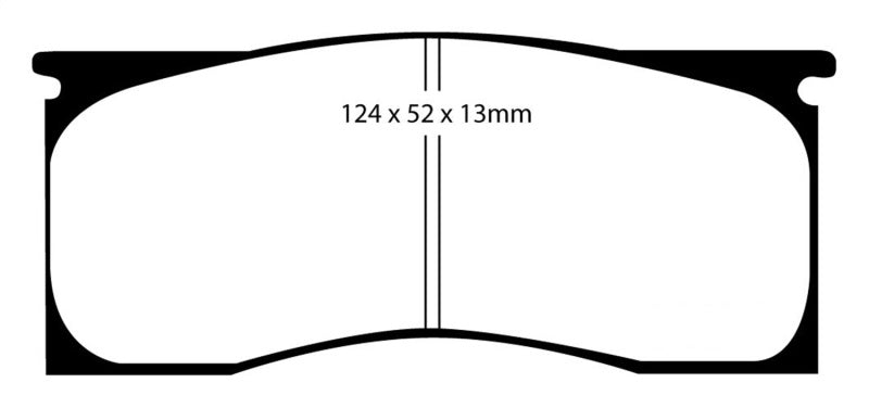 EBC 65-69 Dodge Dart 2.8 Yellowstuff Front Brake Pads