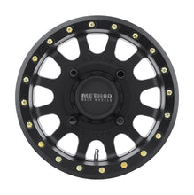 Load image into Gallery viewer, Method MR401 UTV Beadlock 14x7 / 5+2/38mm Offset / 4x136 / 106mm CB Matte Black Wheel