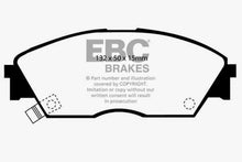 Load image into Gallery viewer, EBC 90-92 Honda Civic CRX 1.6 Si Greenstuff Front Brake Pads