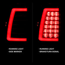 Load image into Gallery viewer, ANZO 1999-2002 Chevy Silverado 1500 LED Taillights Plank Style Chrome With Red/Clear Lens