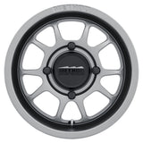 Method MR409 Bead Grip 14x7 / 4+3/13mm Offset / 4x136 / 106.25mm CB Steel Grey