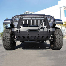 Load image into Gallery viewer, Westin 18-19 Jeep Wrangler JL Front Bumper Skid Plate - Textured Black