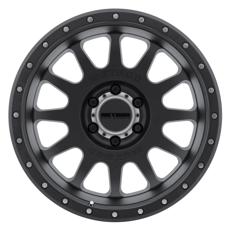 Method MR605 NV 20x10 -24mm Offset 6x135 87mm CB Matte Black Wheel