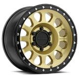 Method MR315 20x9 / 5x5.5 BP / 18mm Offset / 108mm CB Gold - Black Lip Wheel