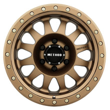 Load image into Gallery viewer, Method MR304 Double Standard 16x8 0mm Offset 6x5.5 108mm CB Method Bronze Wheel