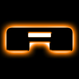 ORACLE Lighting Universal Illuminated LED Letter Badges - Matte Blk Surface Finish - A