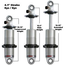 Load image into Gallery viewer, Ridetech HQ Series CoilOver Shock 4.1in Travel 2.5in Coil Eye/Eye Mounting 10.125inx14.225in