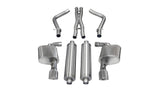 Corsa 2012-2014 Dodge Charger SRT-8 6.4L V8 Polished Xtreme Cat-Back Exhaust