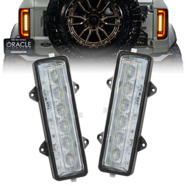 Oracle Lighting 21-23 Ford Bronco Dual Function Reverse LED Flush Taillight - Amber/Wht