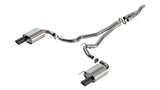 Borla 2024 Ford Mustang 2.3L Ecoboost 2.50 S-TYPE Black Chrome Catback Exhaust - Non-Active