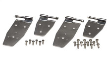 Load image into Gallery viewer, Kentrol 94-95 Jeep Wrangler YJ Hardtop Door Hinge Set 4 Pieces - Polished Silver