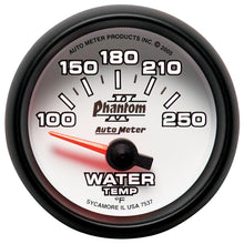 Load image into Gallery viewer, Autometer Phantom II 52.4mm SSE 100-250 Deg F Water Temperature Gauge