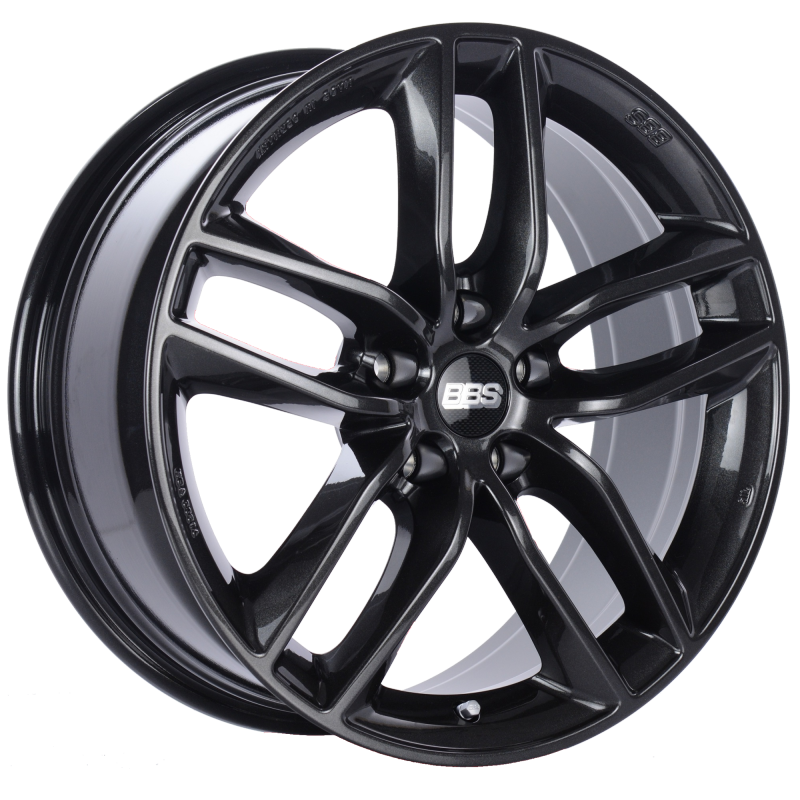 BBS SX 18x8 5x114.3 ET40 Crystal Black Wheel -82mm PFS/Clip Required