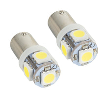 Load image into Gallery viewer, Oracle BA9S 5 LED 3 Chip Bayonet Bulbs (Pair) - White SEE WARRANTY