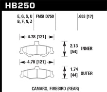 Load image into Gallery viewer, Hawk 98-02 Chevrolet Camaro SS/Z28 / 98-02 Pontiac Firebird HT-10 Race Rear Brake Pads