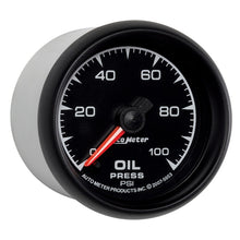 Load image into Gallery viewer, Autometer ES 52.4mm 0-100 PSI Oil Pressure Gauge