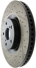 Load image into Gallery viewer, StopTech 14 Lexus IS Slotted &amp; Drilled Front Right Rotor