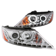 Load image into Gallery viewer, ANZO 2011-2013 Kia Sorento Projector Headlights w/ Halo Chrome (CCFL)