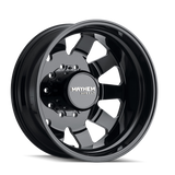 Mayhem 8181 Challenger Dually 22x8.25 / 10x225 BP / 169mm Offset / 170.1mm Hub Full Black Wheel