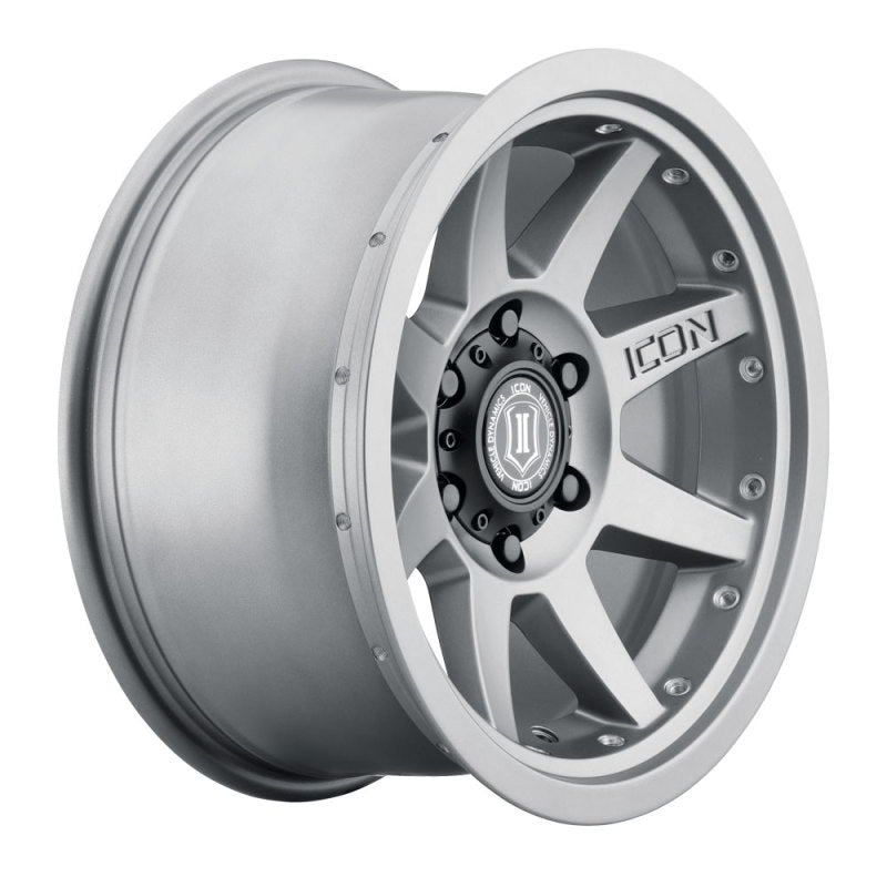 ICON Rebound Pro 17x8.5 5x5 -6mm Offset 4.5in BS 71.5mm Bore Titanium Wheel