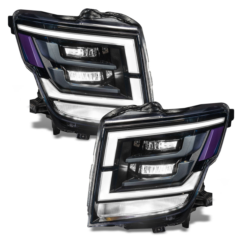 Oracle 21-22 Nissan Titan Demon Eye RGB Headlight Upgrade Kit - ColorSHIFT w/o Cntrl SEE WARRANTY