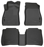 Husky Liners 14-18 Nissan Sentra Weatherbeater Black Front & 2nd Seat Floor Liners