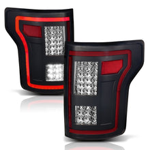 Load image into Gallery viewer, ANZO 15-17 Ford F-150 LED Taillights Black w/ Sequential