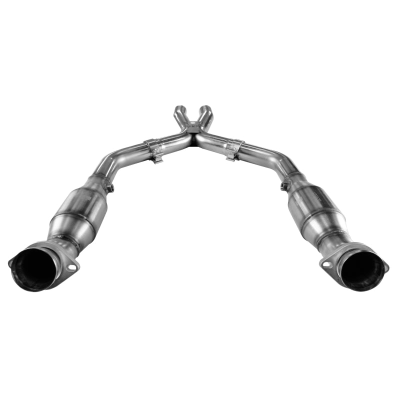 Kooks 05-10 Ford Mustang GT 4.6L 3V Auto/Manual 2 1/2in x 2 1/2in OEM Cat X Pipe Kooks HDR Req