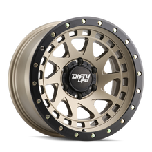 Load image into Gallery viewer, Dirty Life 9311 Enigma Pro 17x9/6x139.7 BP/-38mm Offset/106mm Hub Satin Gold Wheel - Beadlock