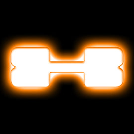 ORACLE Lighting Universal Illuminated LED Letter Badges - Matte Wht Surface Finish - X