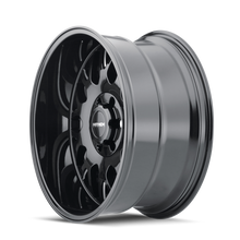 Load image into Gallery viewer, Mayhem 8110 Tripwire 20x10 / 6x135 BP / -19mm Offset / 106mm Hub Black w/ Milled Spokes Wheel