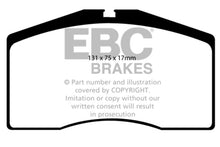 Load image into Gallery viewer, EBC 93-95 Porsche 911 (964) 3.6 Turbo Redstuff Front Brake Pads