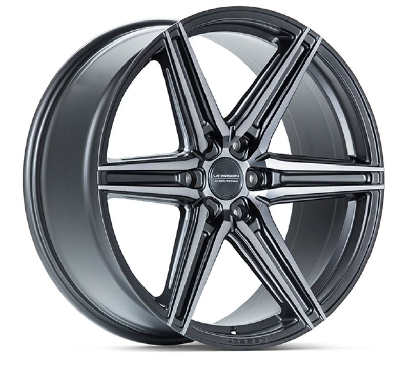 Vossen HF6-2 24x10 / 6x139.7 / ET25 / Deep Face / 106.1 - Tinted Matte Gunmetal Wheel