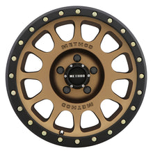 Load image into Gallery viewer, Method MR305 NV 20x10 -18mm Offset 5x5 94mm CB Method Bronze/Black Street Loc Wheel