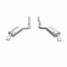 Load image into Gallery viewer, MagnaFlow Axle-Back Stainless Dual Split 4in Polished Tips 10-15 Chevrolet Camaro Convert. 3.6L V6