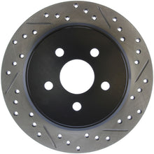 Load image into Gallery viewer, StopTech 03-09 Chrysler PT Cruiser Tur / 03-05 Dodge Neon SRT-4 Rear Left Slotted &amp; Drilled Rotor