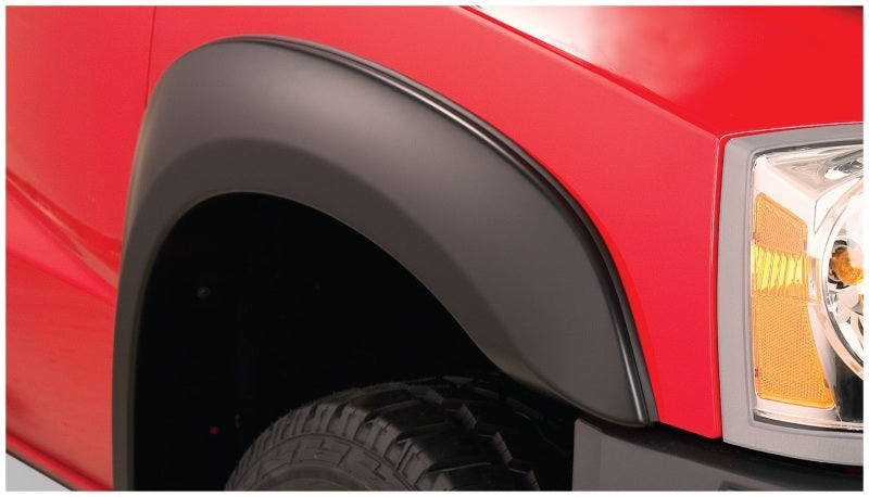 Bushwacker 05-10 Dodge Dakota Crew Cab Fleetside Extend-A-Fender Style Flares 4pc 64.9in Bed - Black