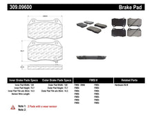 Load image into Gallery viewer, StopTech Performance 02-07 350z/G35 w/ Brembo Front Brake Pads