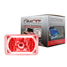 Load image into Gallery viewer, Oracle Pre-Installed Lights 4x6 IN. Sealed Beam - Red Halo SEE WARRANTY