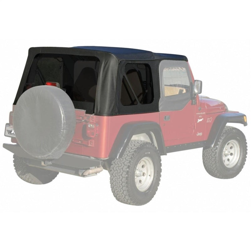 Rampage 1997-2006 Jeep Wrangler(TJ) OEM Replacement Top - Black Diamond