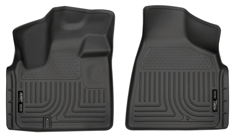 Husky Liners 08-12 Chrysler Town Country/Dodge Grand Caravan WeatherBeater Black Floor Liners