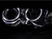 Load image into Gallery viewer, ANZO 2000-2003 BMW 3 Series E46 Projector Headlights w/ Halo Chrome