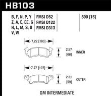 Load image into Gallery viewer, Hawk 69-81 Chevy Camaro HT-10 Race Rear Brake Pads