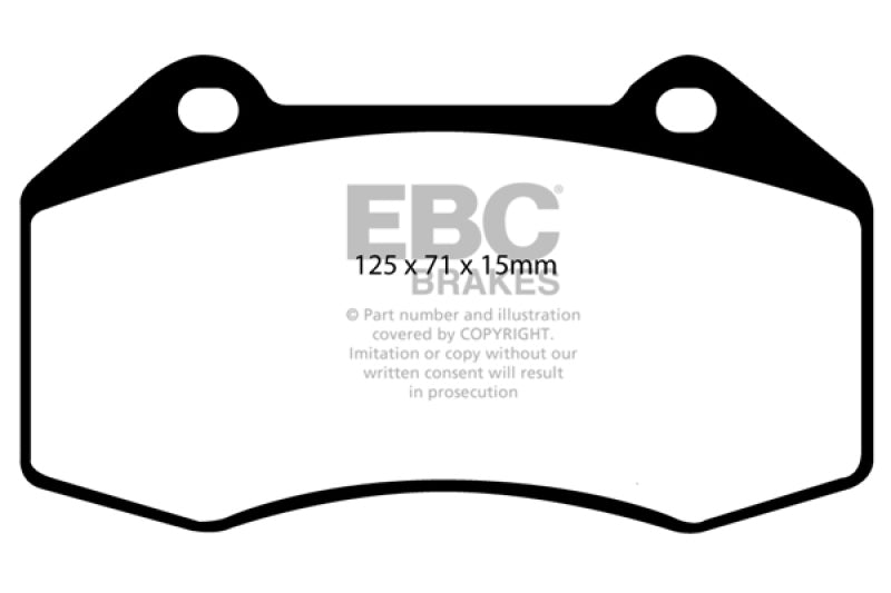 EBC 07-08 Chevrolet Cobalt 2.0 Supercharged (SS) Redstuff Front Brake Pads