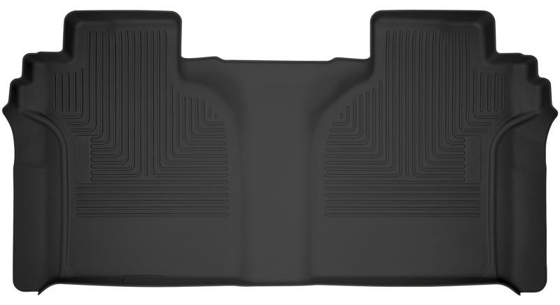 Husky Liners 19-23 Chevy Silverado 1500 CC X-Act Contour Black 2nd Seat Floor Liners (Full Coverage)