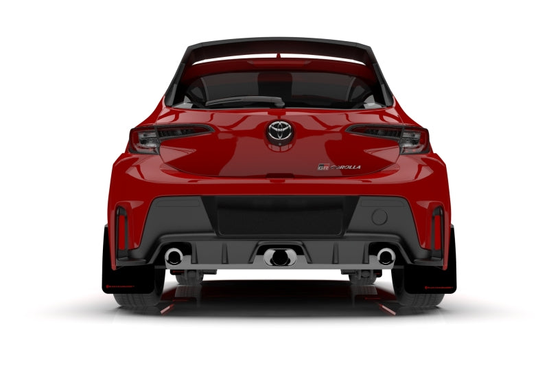 Rally Armor 23-26 Toyota GR Corolla Black UR Mud Flap w/Red Logo