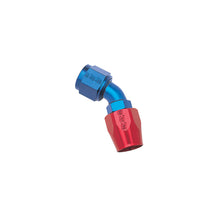 Load image into Gallery viewer, Russell Performance -6 AN Red/Blue 45 Degree Full Flow Hose End