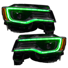 Load image into Gallery viewer, Oracle 1421 Jeep Grand Cherokee Dynamic Headlight DRL Upgrade Kit  ColorSHIFT Dynamic SEE WARRANTY