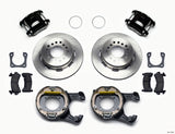 Wilwood D154 P/S Park Brake Kit 12 Bolt 2.81in Offset Staggered Shock